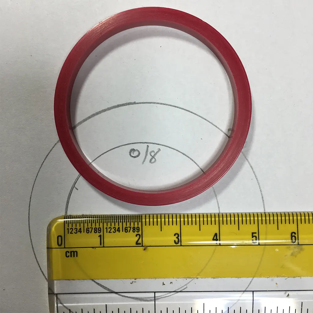Plastic Bangles Flat Type 0-8 4cut 1Box
