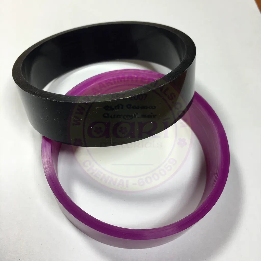 Plastic Bangles Flat Type 2-8 1cut 1Box