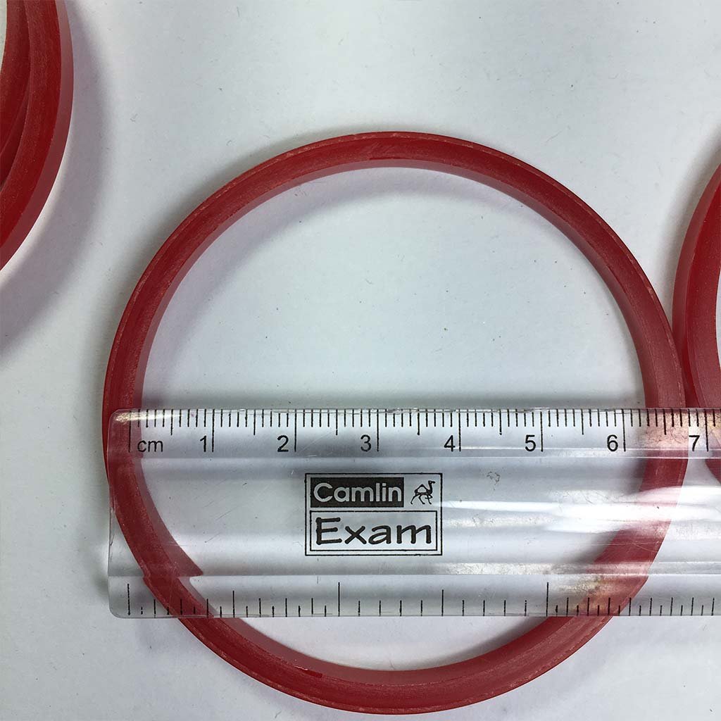 Plastic Bangles Flat Type 2-8 4cut 1Box (Twitter)