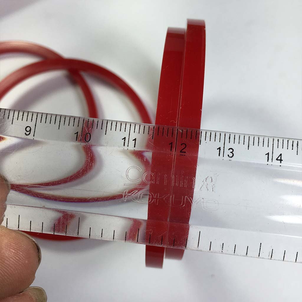 Plastic Bangles Flat Type 2-8 4cut 1Box (Twitter)
