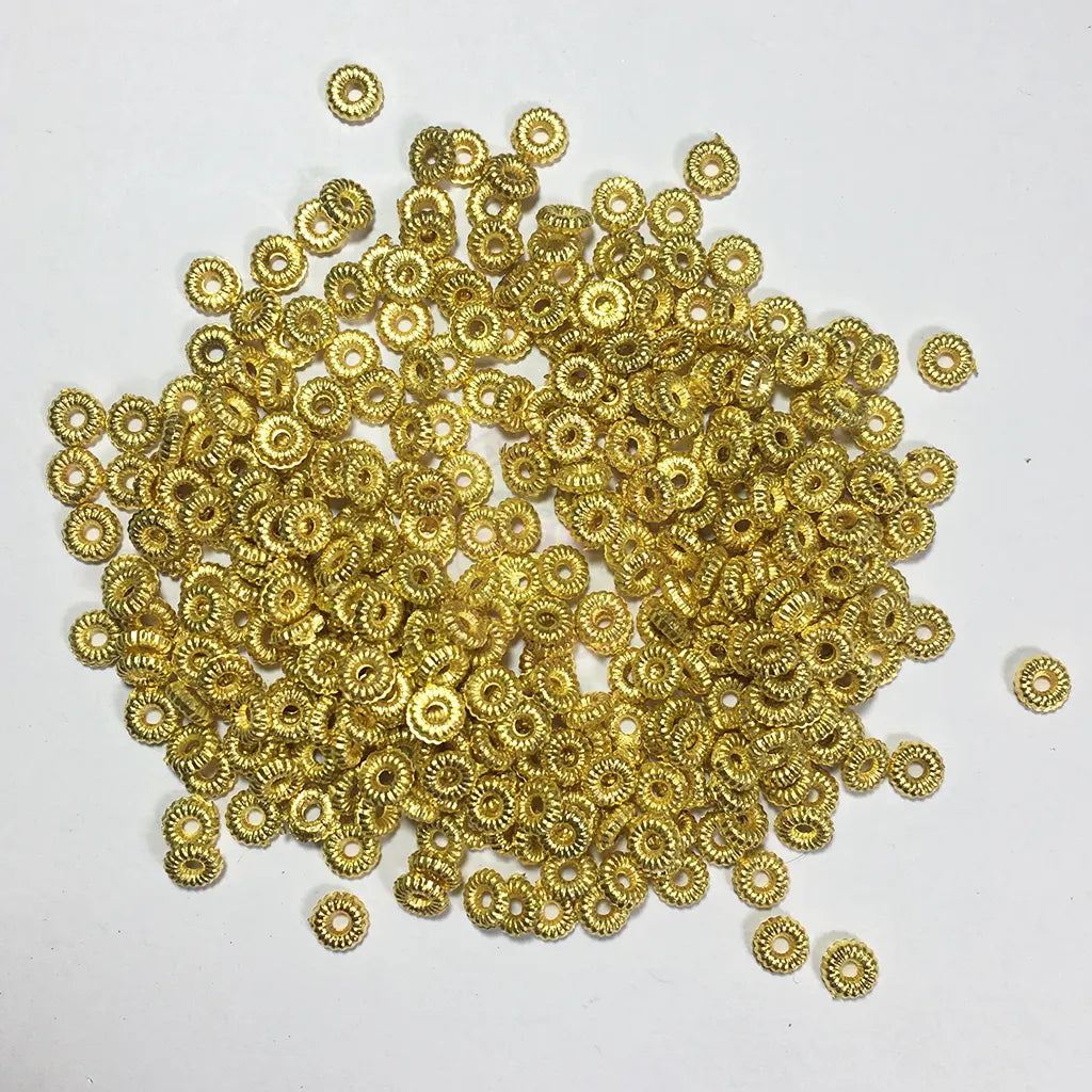 Polo Rings Jarkan Chakri 5mm Gold Color (10grams)
