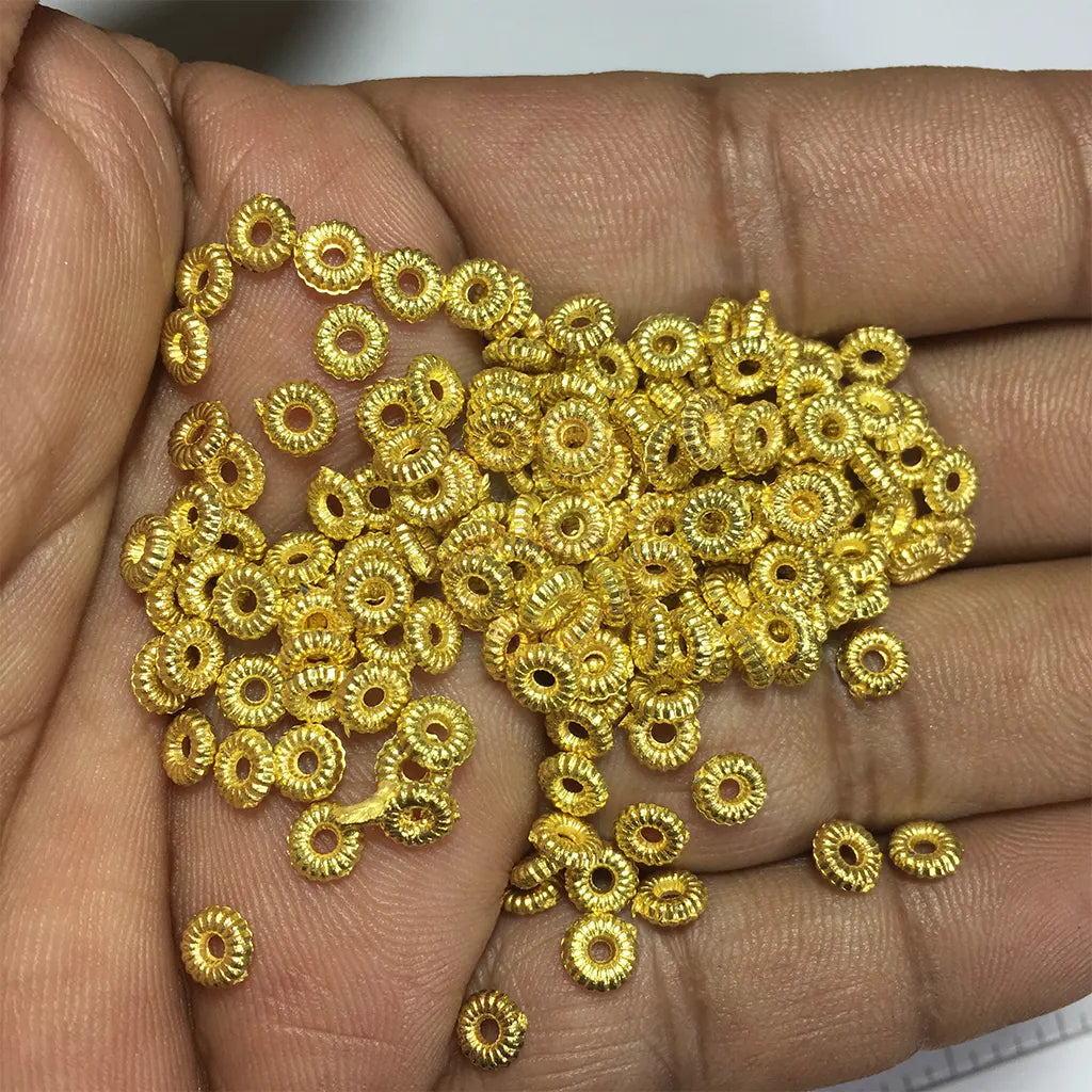 Polo Rings Jarkan Chakri 5mm Gold Color (10grams)