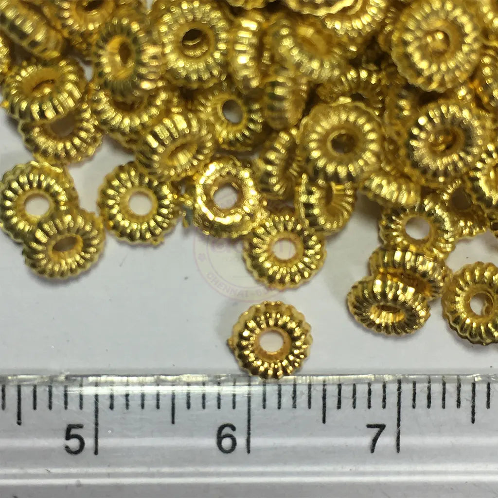 Polo Rings Jarkan Chakri 5mm Gold Color (10grams)