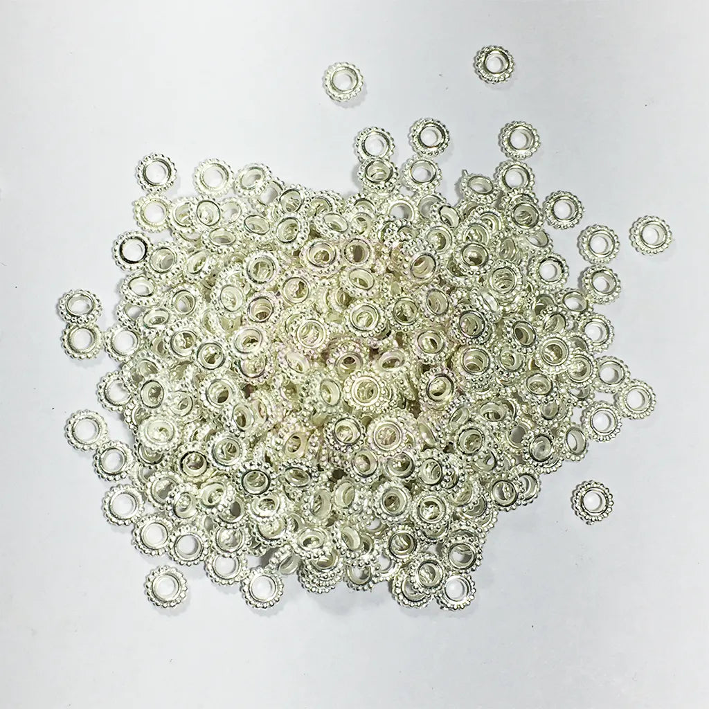 Polo Rings Jarkan Chakri 5mm Silver Color (10grams)