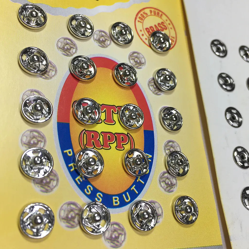 Press Button 20pc Brass- Rust Proof pack Size 1