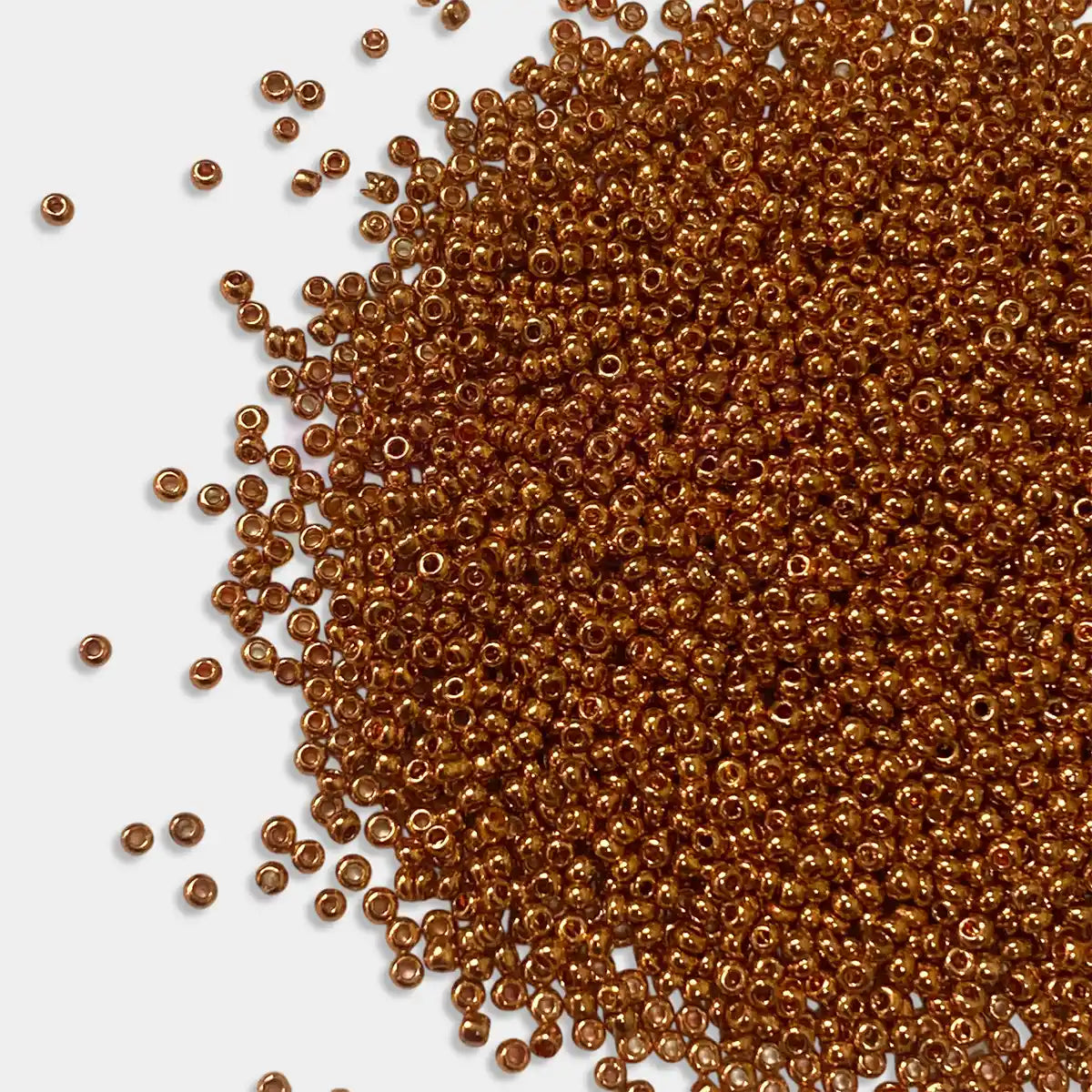 (Prince) Seed or Sugar Beads in Copper Color 10-0 2mm
