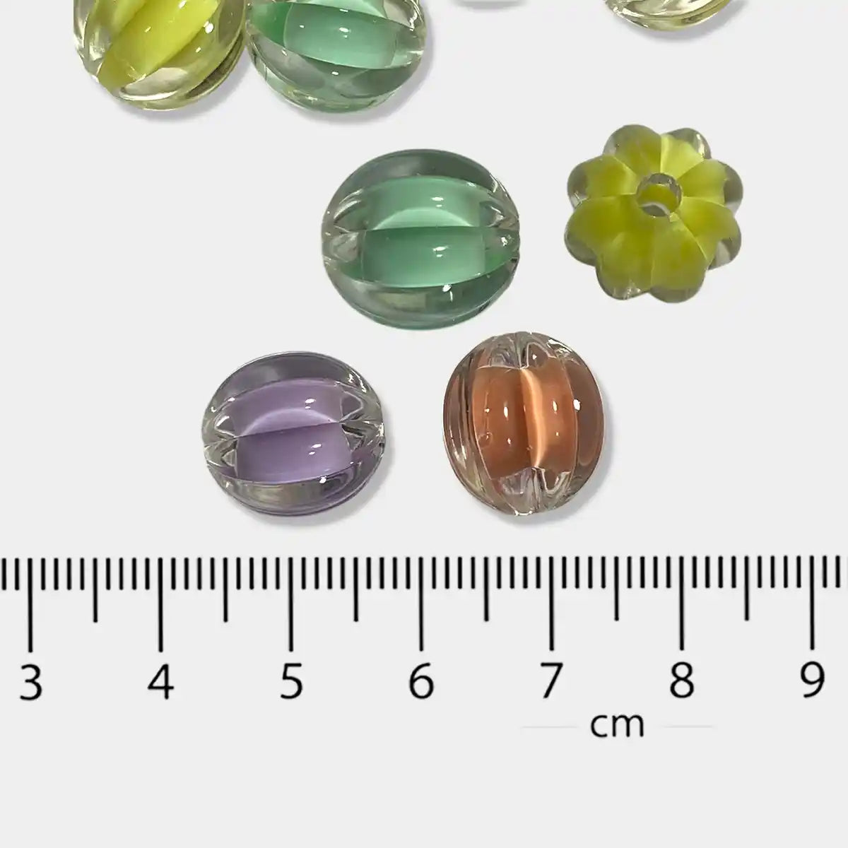 Pumpkin Bead or Candy Beads for Jewelry Making Acrylic - 10grams
