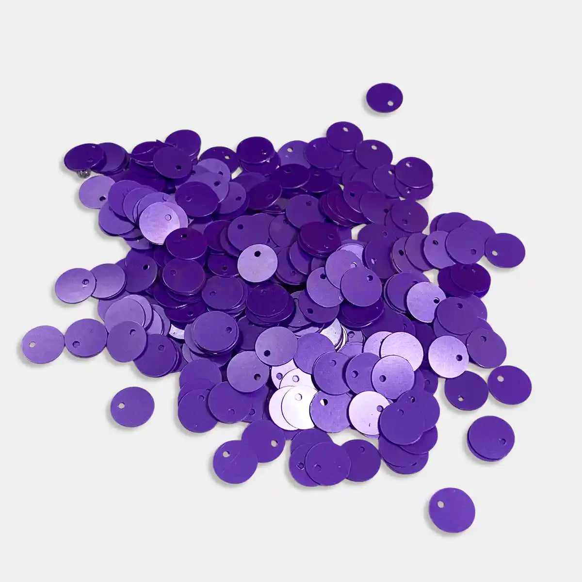 Side Hole Sequin Paillettes 8mm - Pack of 10 Grams
