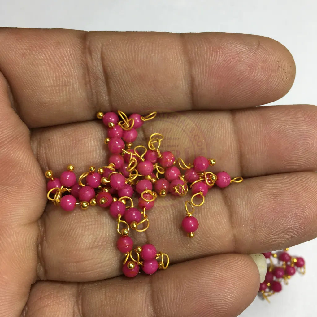 Rose Color Pearl Loreal Beads (10grams)