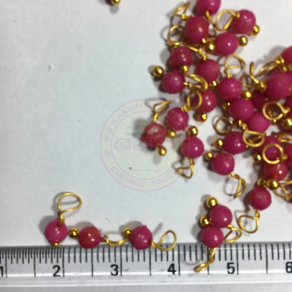 Rose Color Pearl Loreal Beads (10grams)