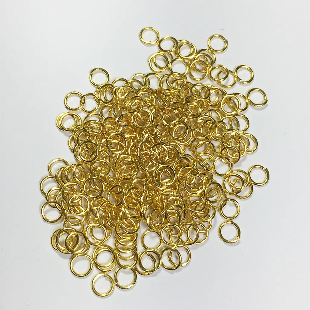 Gold Coated Jump Ring Round 5mm 10grams