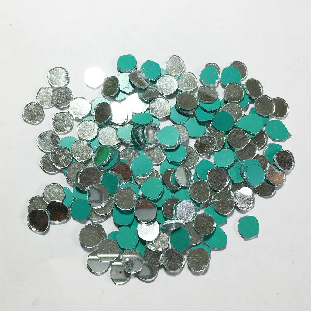 Round Shape Mirror for embroidery (8mm) 20grams
