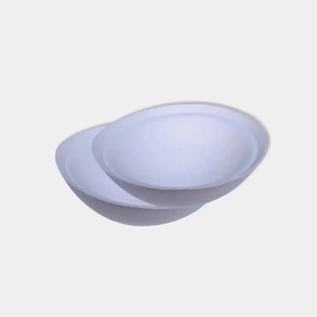Round Shape Blouse Cup Pad White Color (1 Pair)