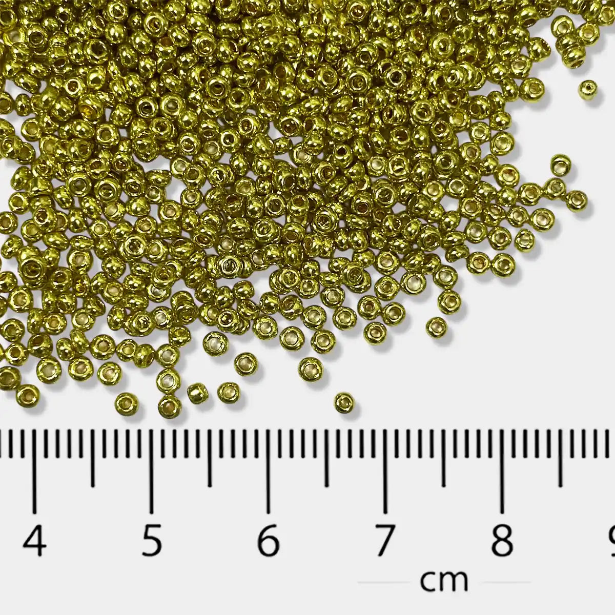 Seed Beads or Sugar Beads in Bright Gold Color 11/0 2mm (25grams)