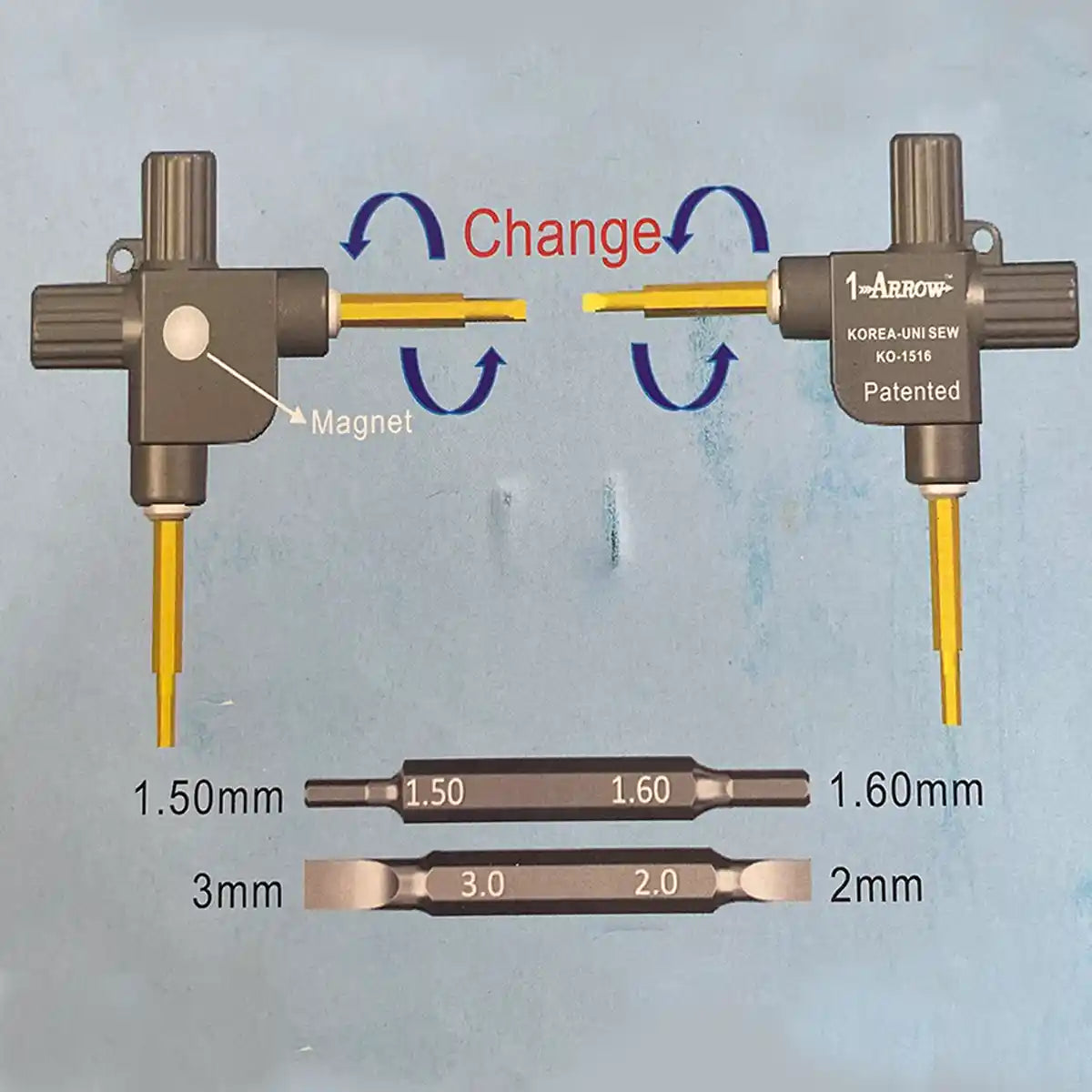 Mini Multi 5 IN 1 Screwdriver for Sewing Machine - Pack of 1 Piece