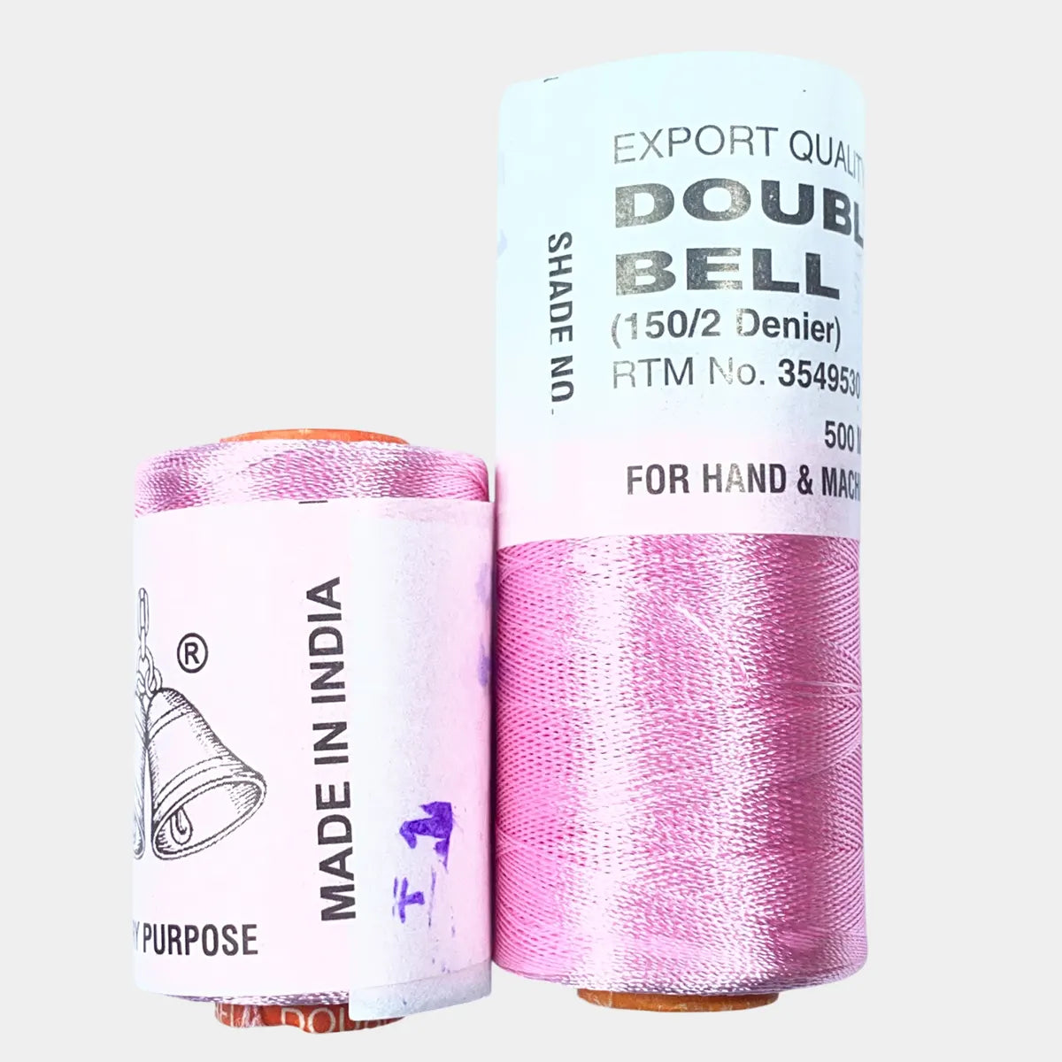 Shade No. 1 - Double Bell Silk Thread for Embroidery (1 piece)