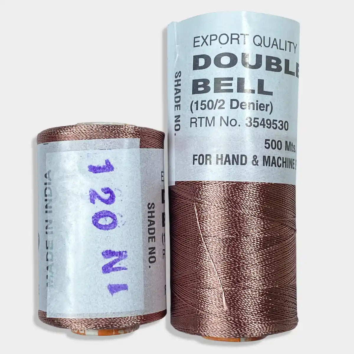 Shade No. 120ND - Double Bell Silk Thread for Embroidery (1 piece)