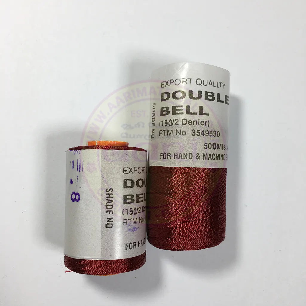 Shade No. 8 - Double Bell Silk Thread for Embroidery (1pc)