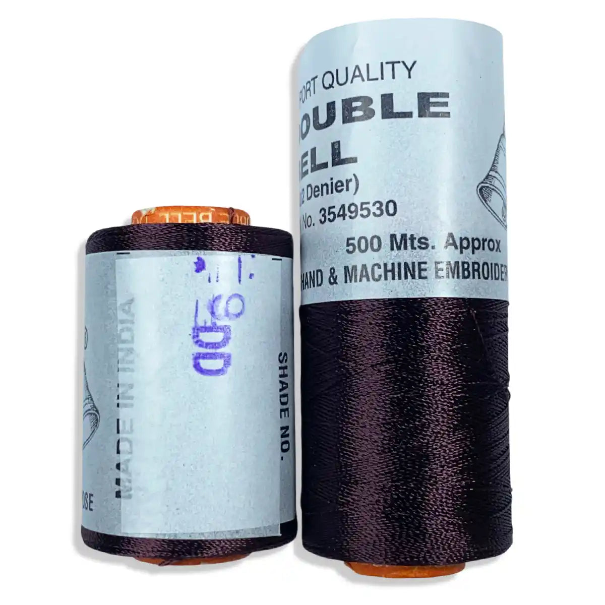 Shade No. 9DD - Double Bell Silk Thread for Embroidery (1 piece)