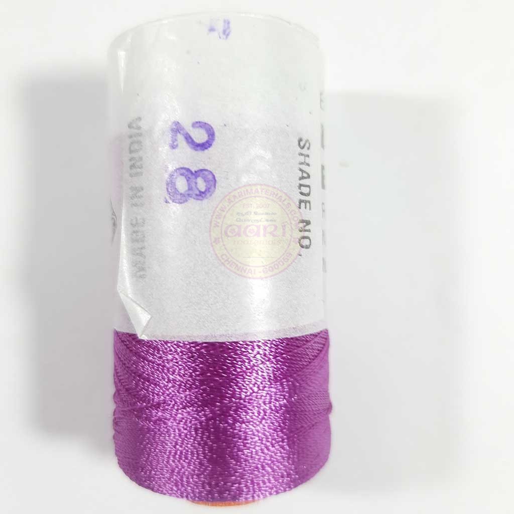 Shade No.28 - Double Bell Silk Thread for Embroidery (1pc)