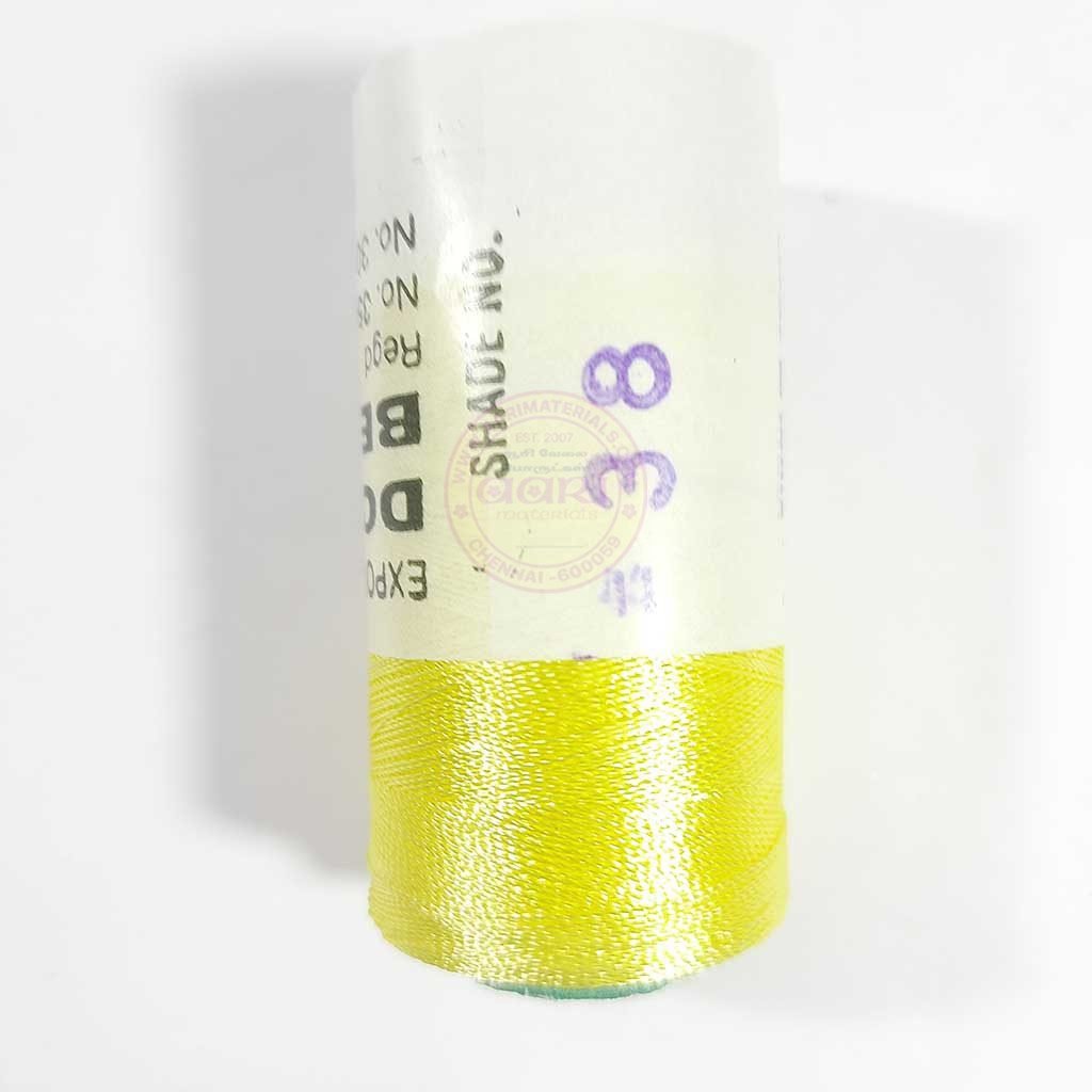 Shade No.38- Double Bell Silk Thread for Embroidery (1pc)