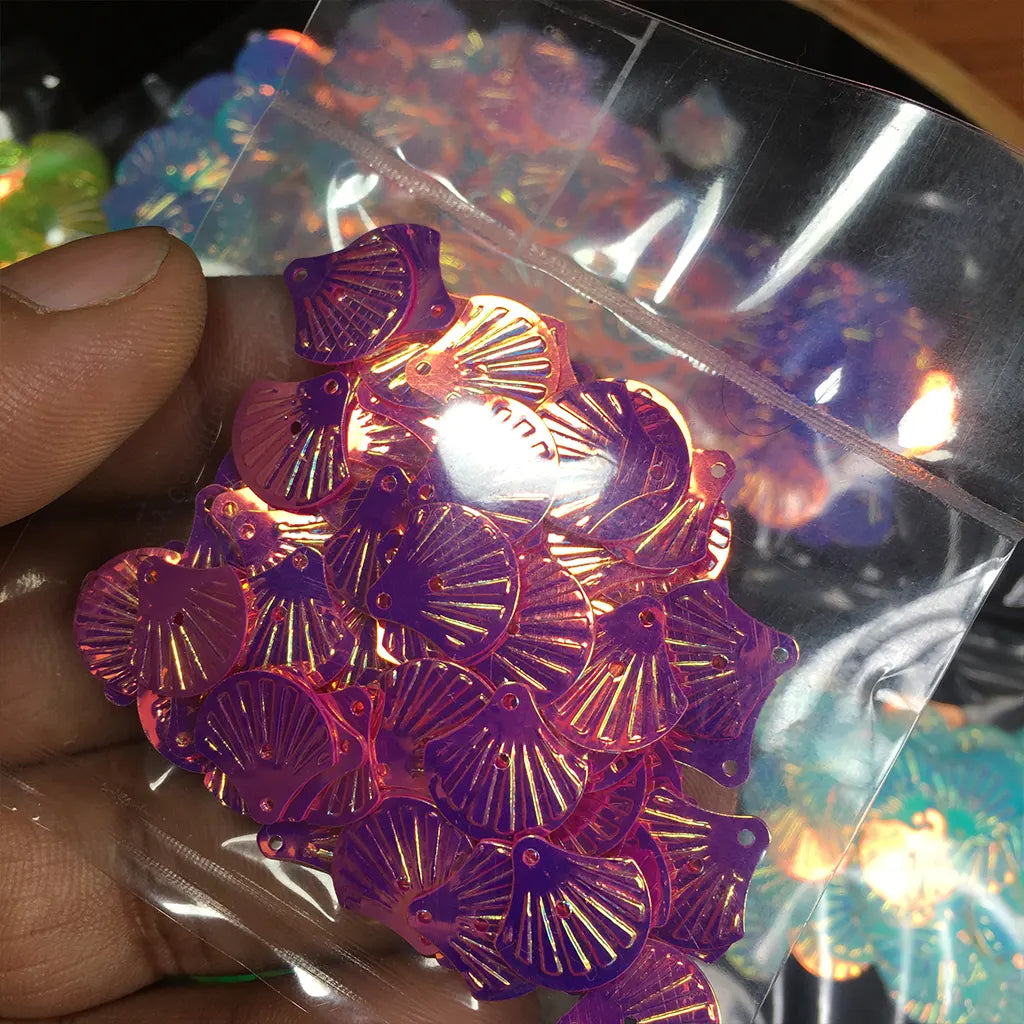 Paillette Shell Shape Shiny Sequins Sewing12mm