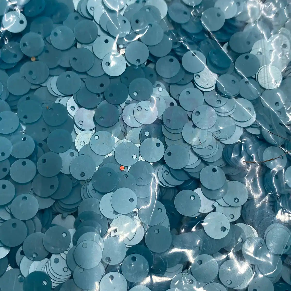 Side Hole Sequin Paillettes 6mm - Pack of 10 Grams