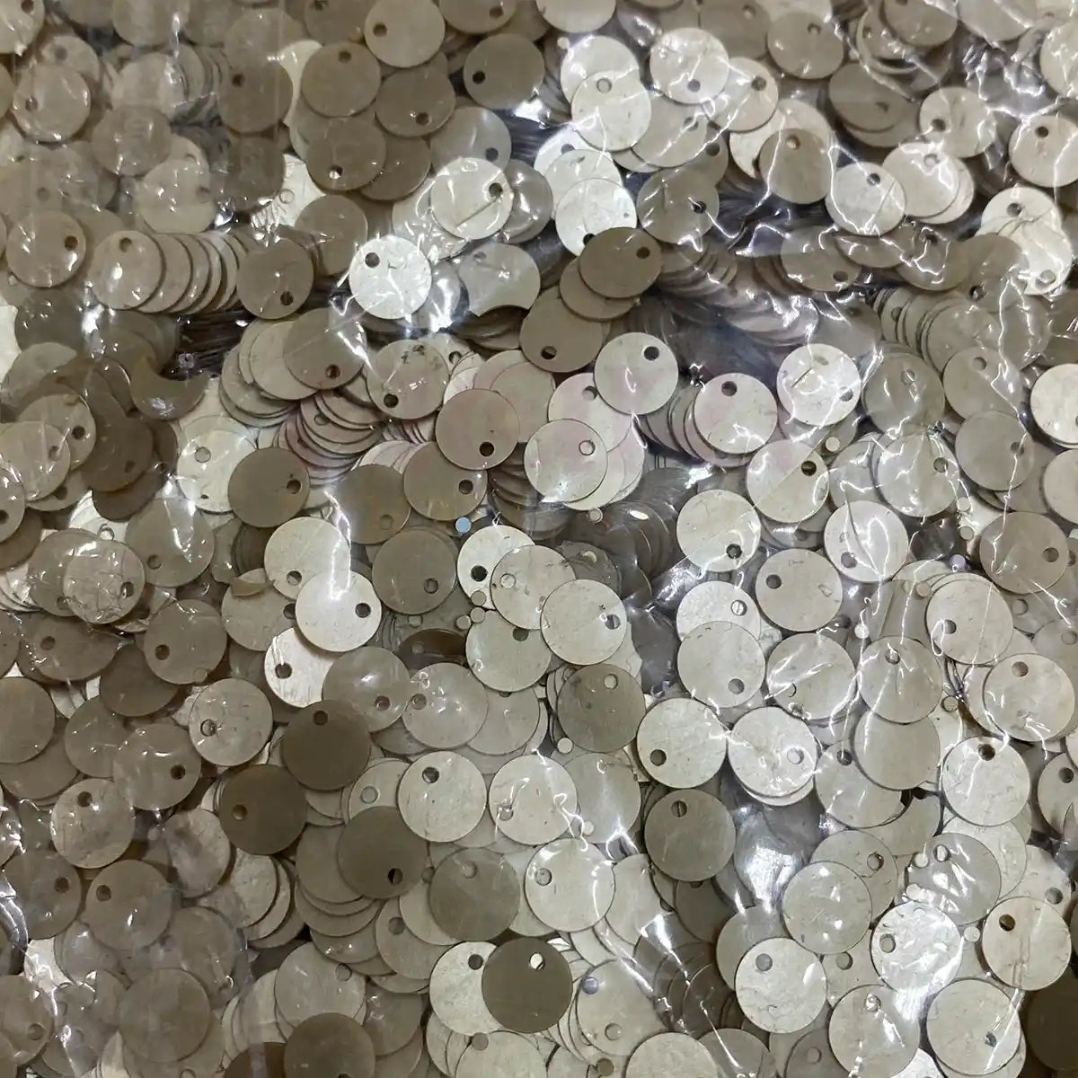Side Hole Sequin Paillettes 6mm - Pack of 10 Grams