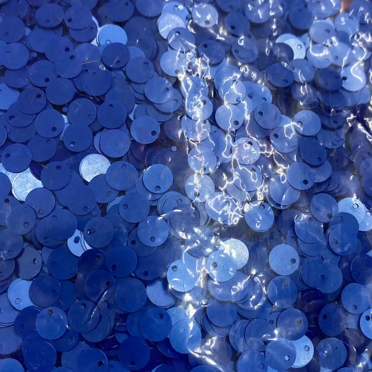 Side Hole Sequin Paillettes 6mm - Pack of 10 Grams