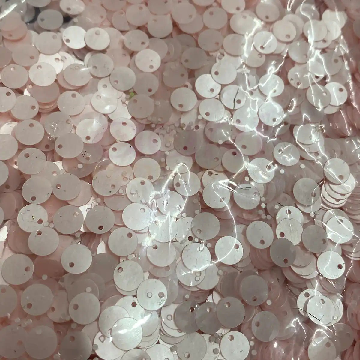 Side Hole Sequin Paillettes 6mm - Pack of 10 Grams