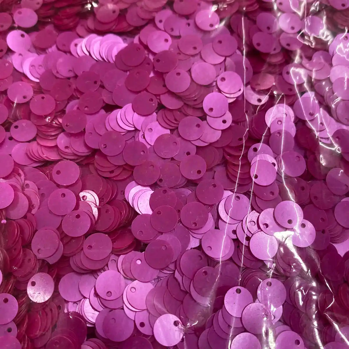 Side Hole Sequin Paillettes 6mm - Pack of 10 Grams