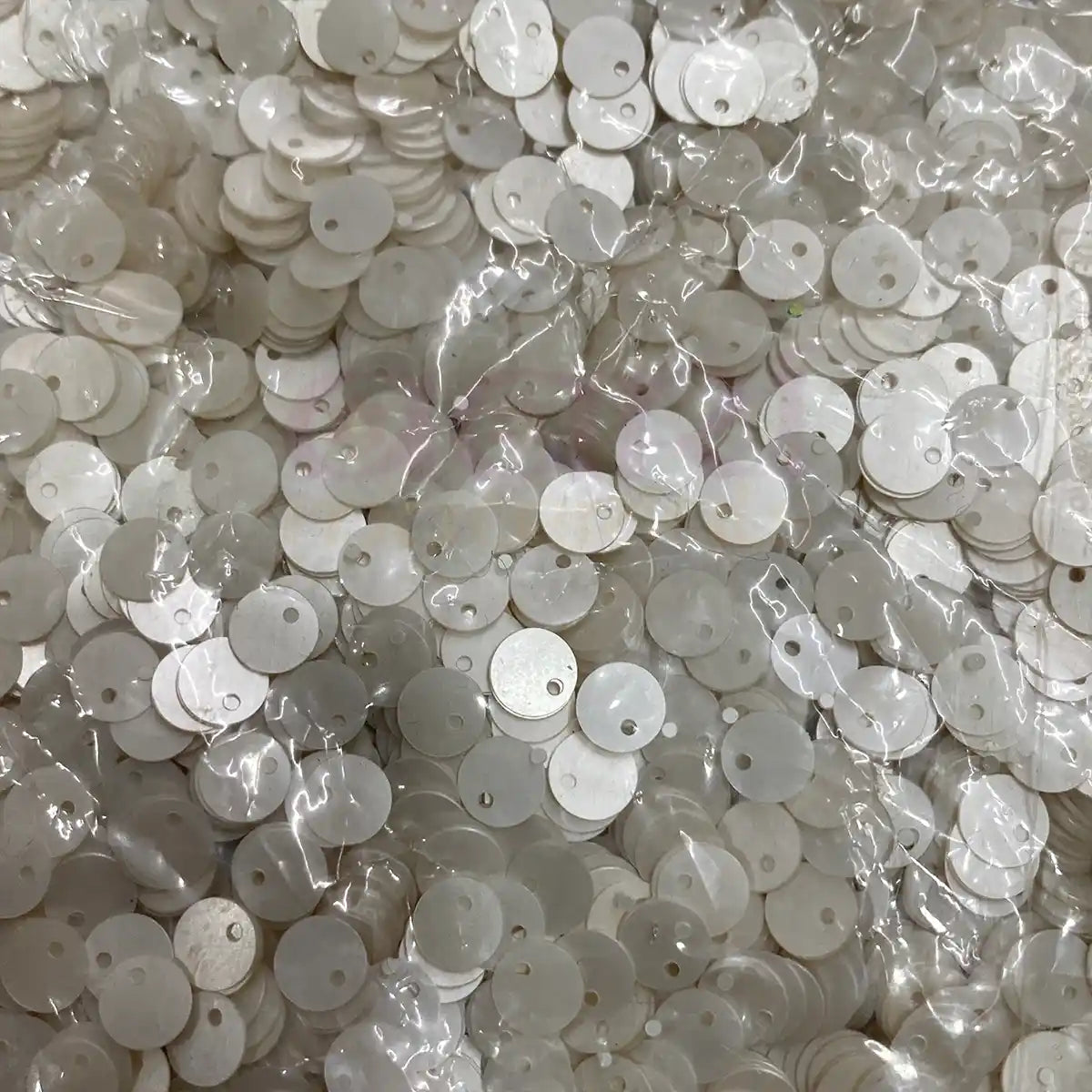 Side Hole Sequin Paillettes 6mm - Pack of 10 Grams