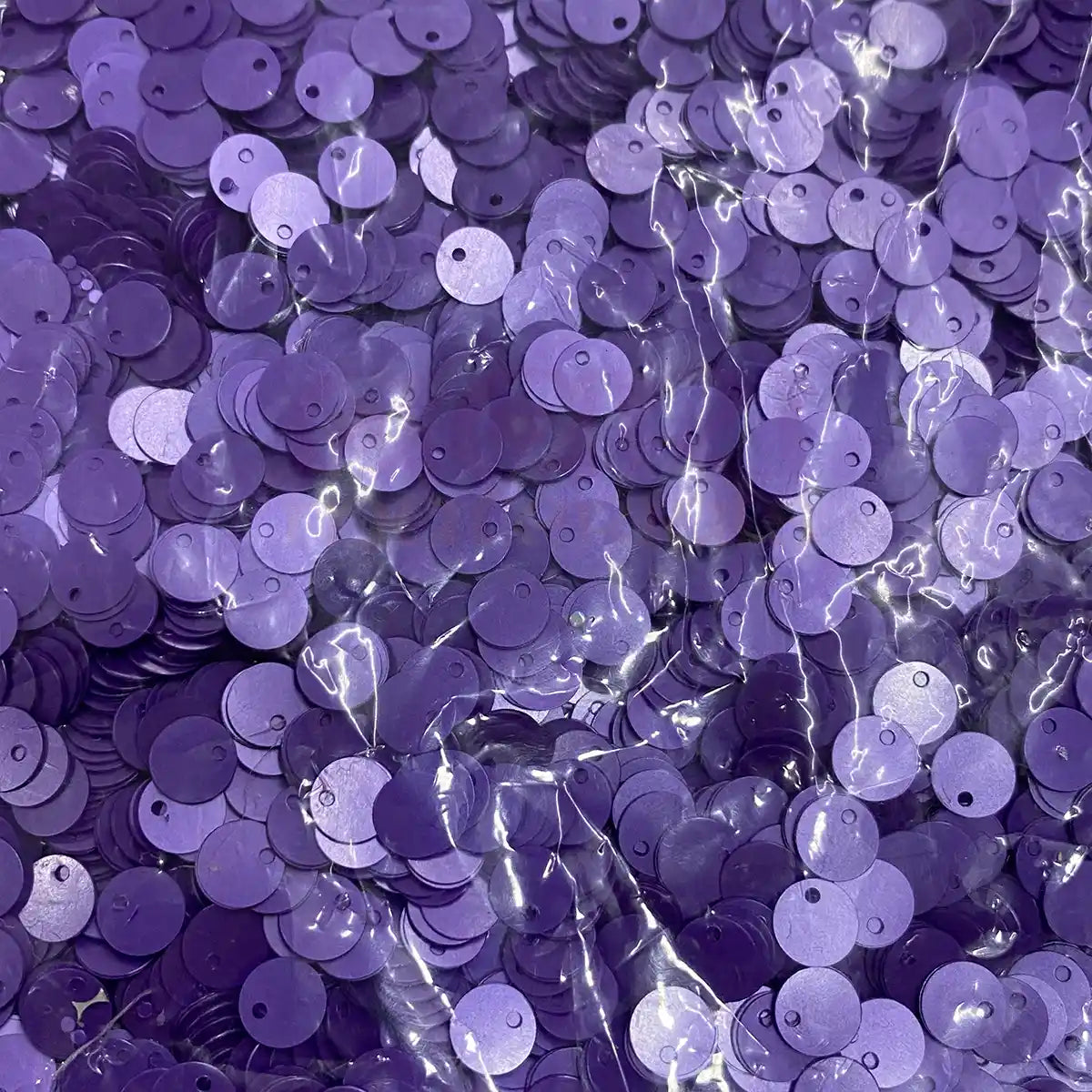Side Hole Sequin Paillettes 6mm - Pack of 10 Grams