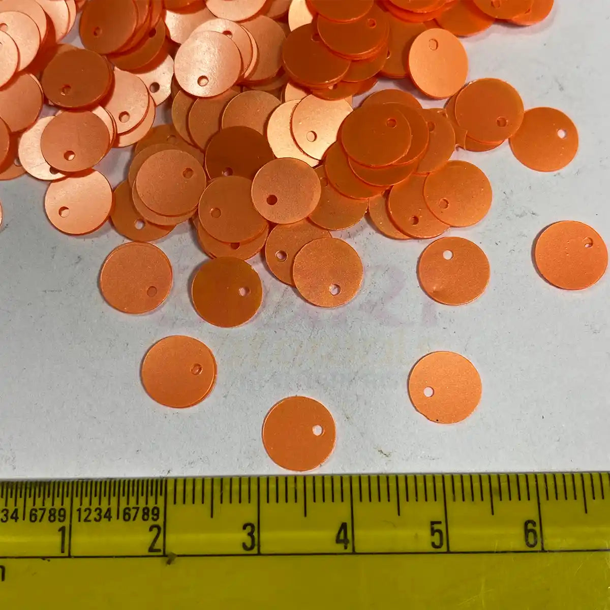 Side Hole Sequin Paillettes 8mm - Pack of 10 Grams