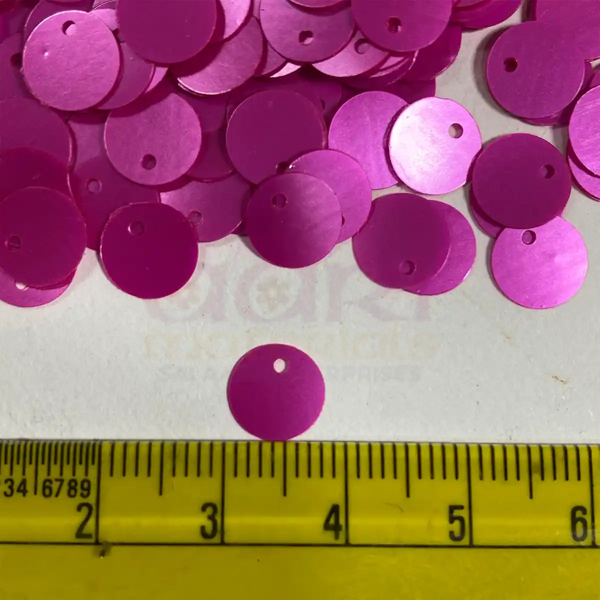 Side Hole Sequin Paillettes 8mm - Pack of 10 Grams