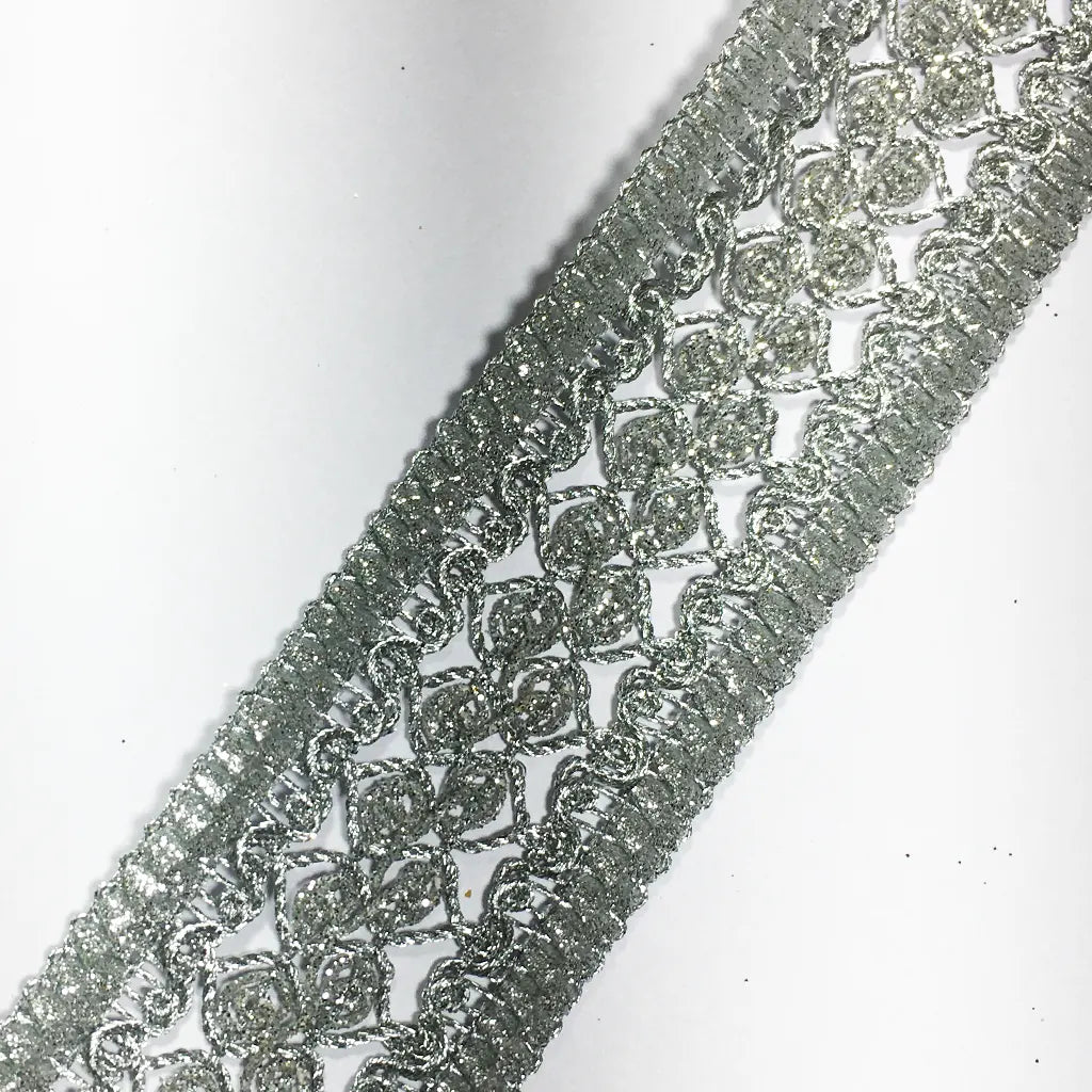 Silver Color Lace No.18118 (1Meter)