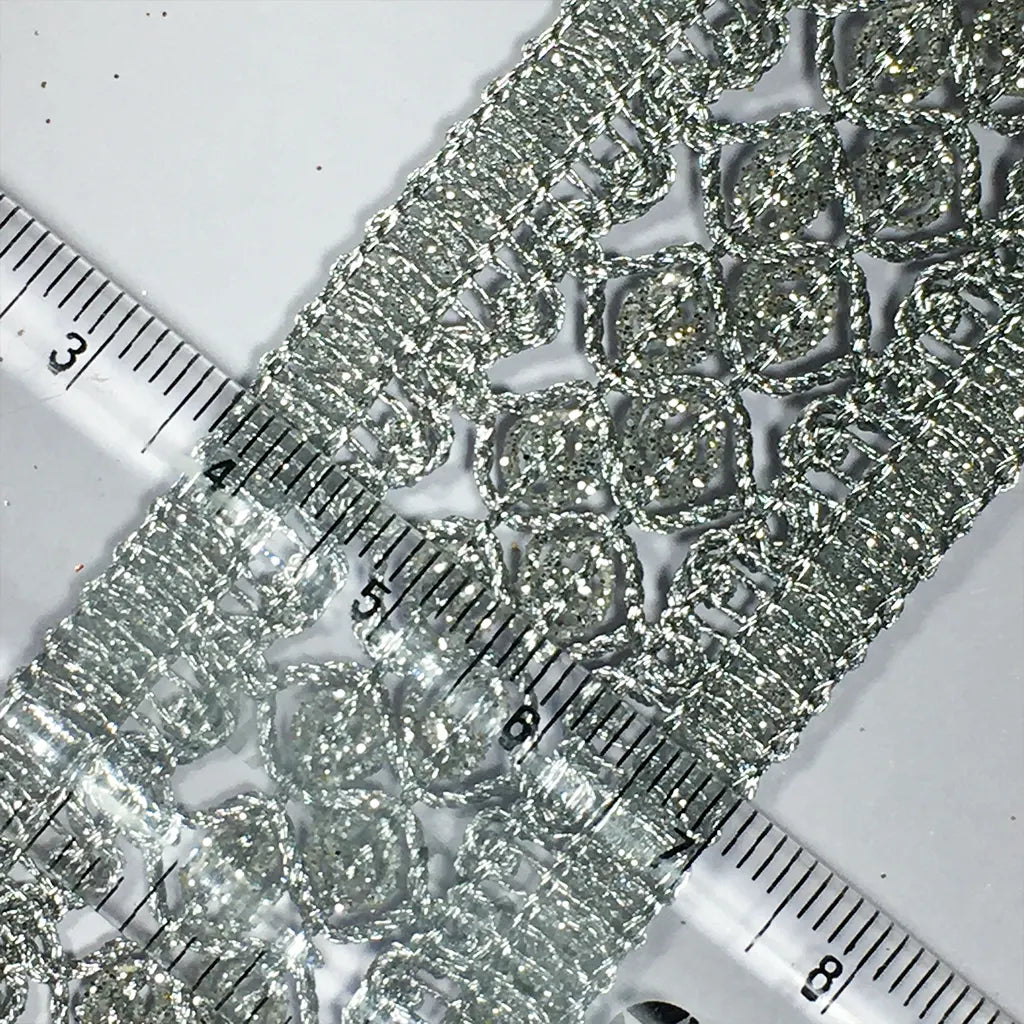 Silver Color Lace No.18118 (1Meter)