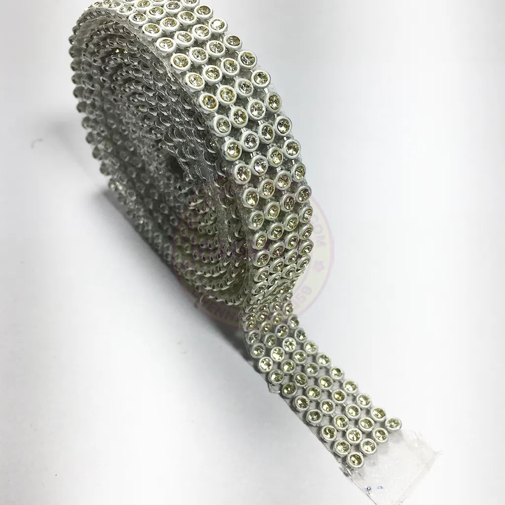 Silver Color Stone Sheet 4-Lines For Making jewelry and Stitching