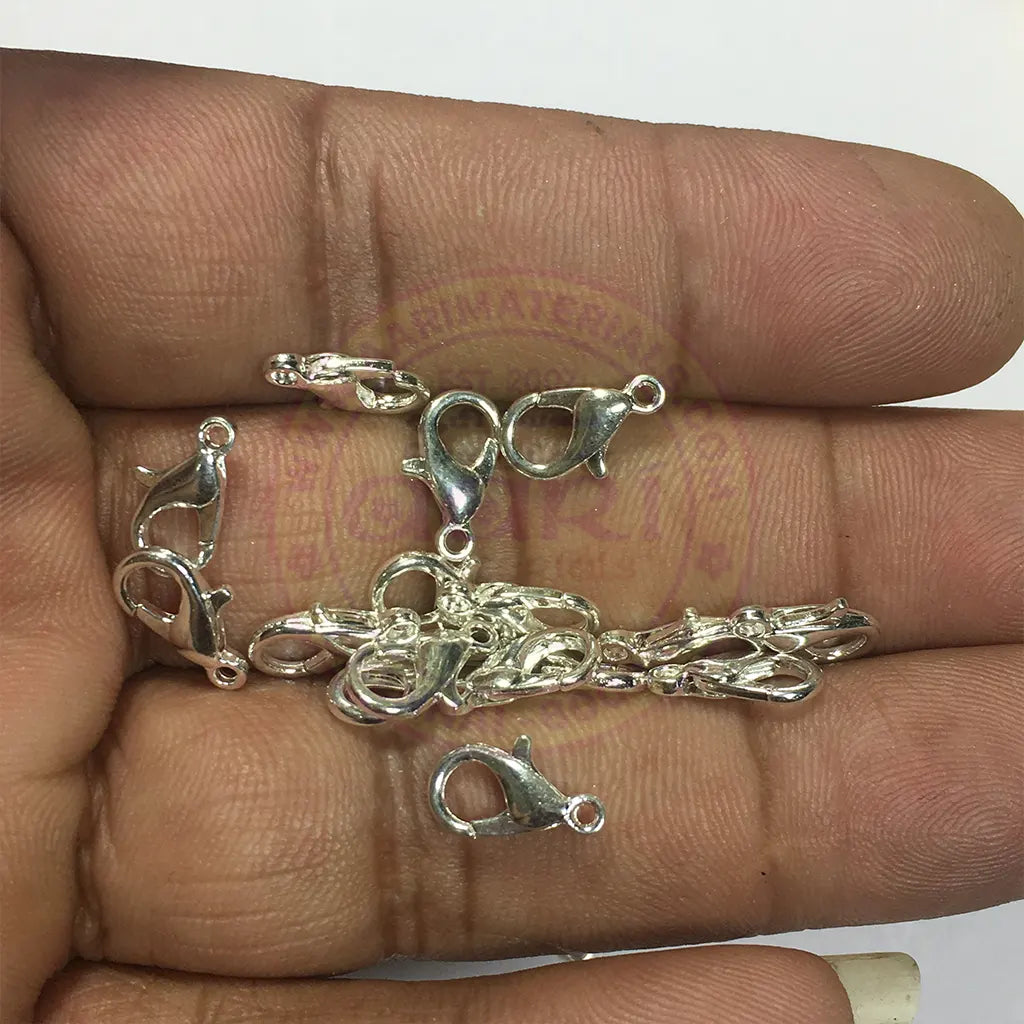 Silver Plated Lobster Clasps Claw Hooks for Necklace and Bracelet (20 pcs)
