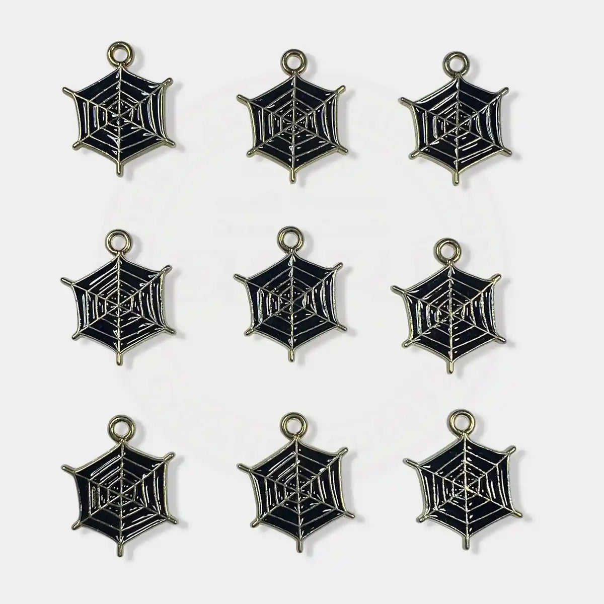 Spider Web Charms for Keychains Bracelets Making - Pack of 1 Piece