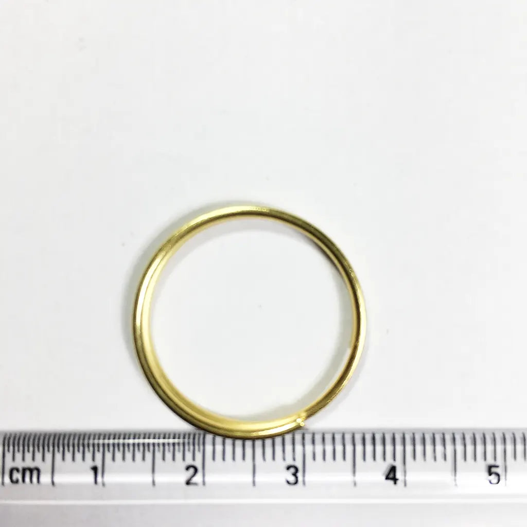 Split Ring Keys Chain Holder Bag Charms Clasp For Clip Key DIY for Jewelry 6pcs