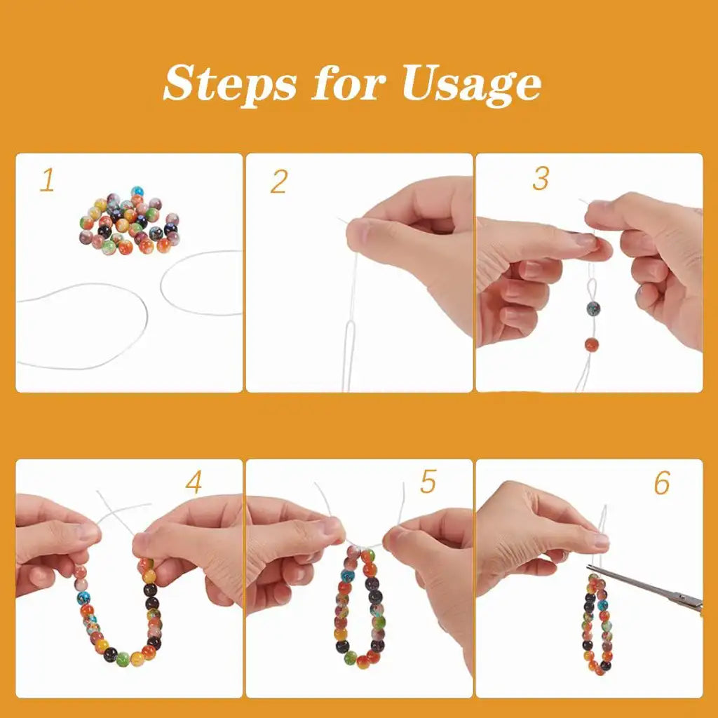 Elastic Cord Spool 0.5mm for Jewellery Making Pack of 1