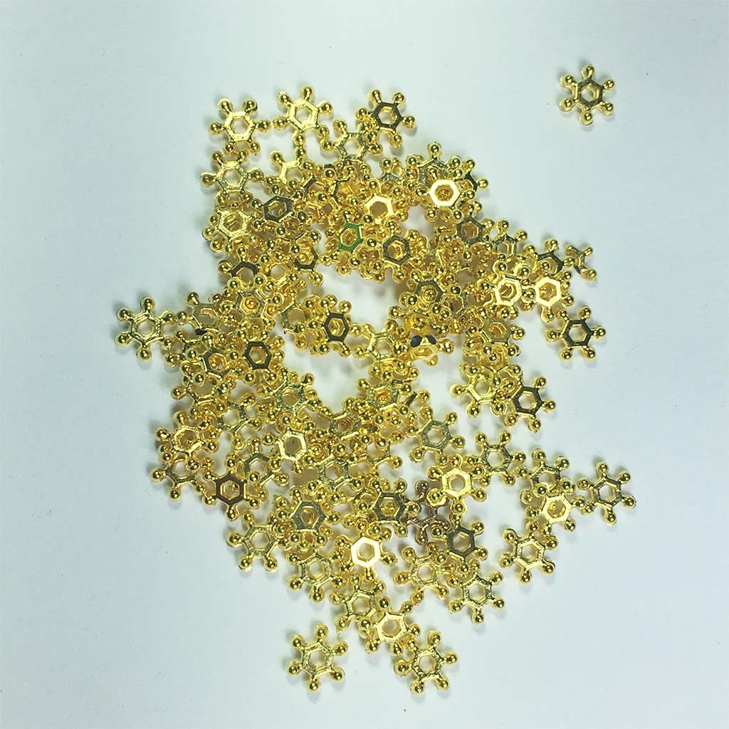 Star Chakri-Polo Rings-Jarkan Chakri 8mm Gold Color (10grams)