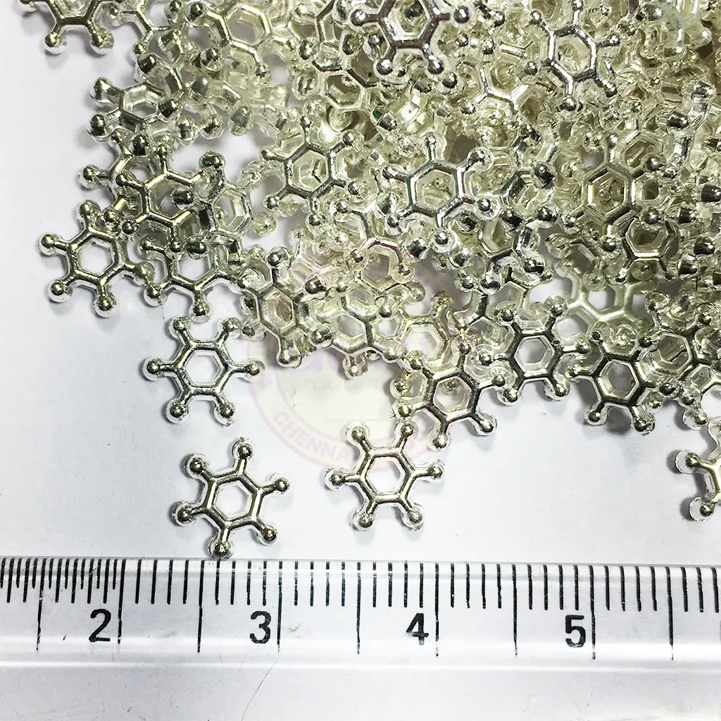 Star Chakri-Polo Rings-Jarkan Chakri 8mm Silver Color (10grams)
