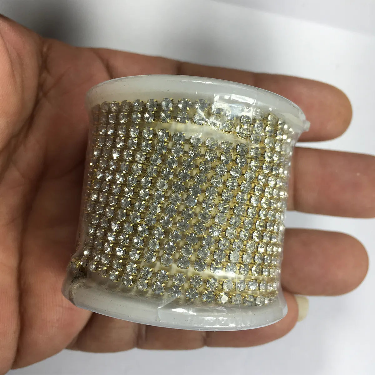 Stone Chain White Color Size No.18PP - 1 Roll