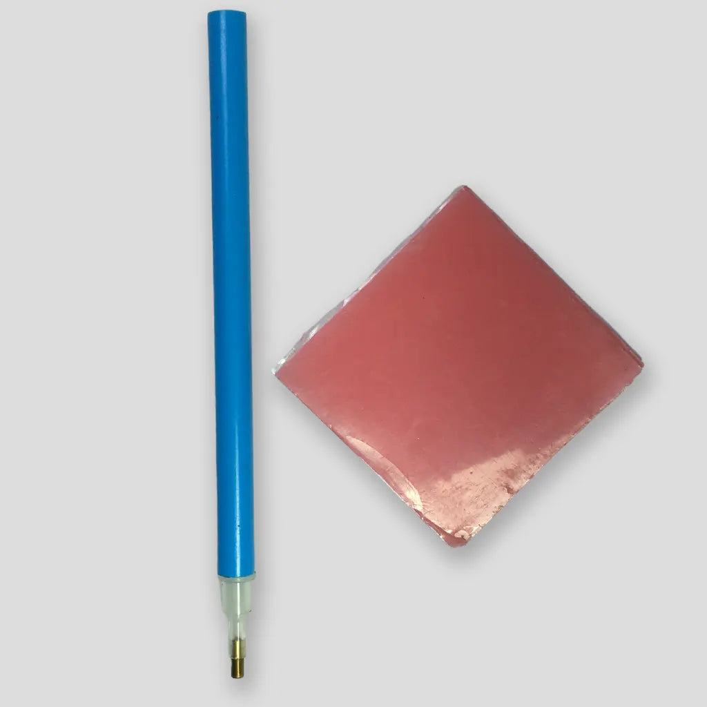 Stone Stick Pen with Glue Pad 1set