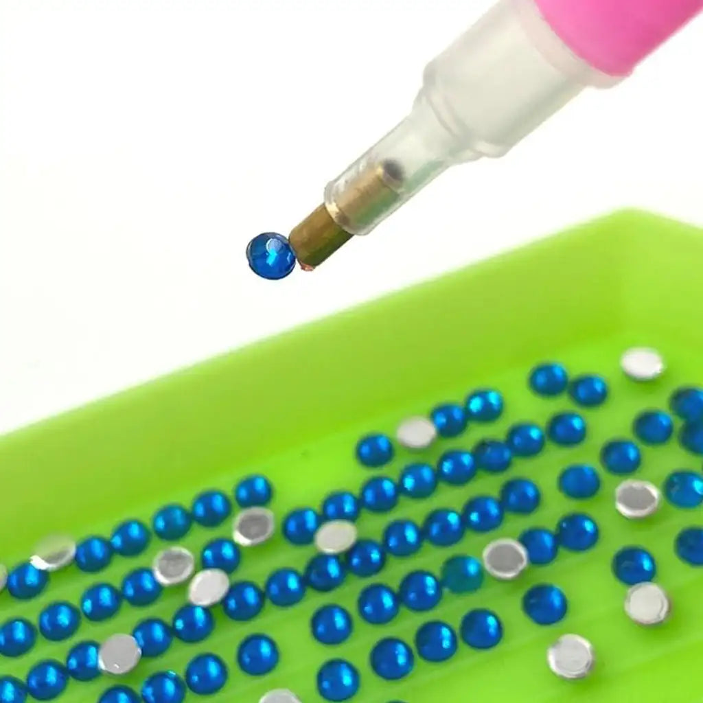 Stone Stick Pen with Glue Pad 1set