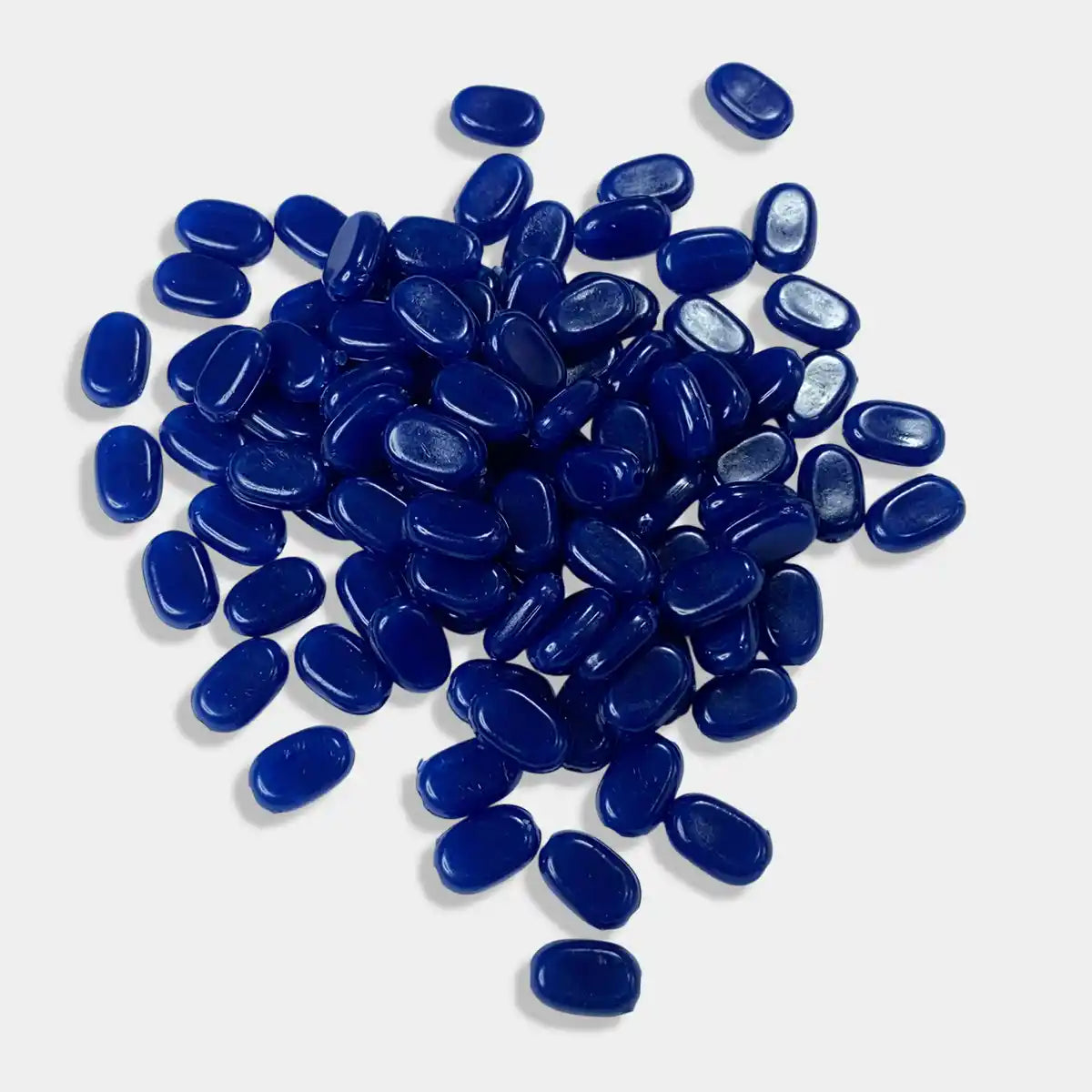 Tablet Bead Oval Shape Dark Blue Color (20grams) Size 10-7-4mm