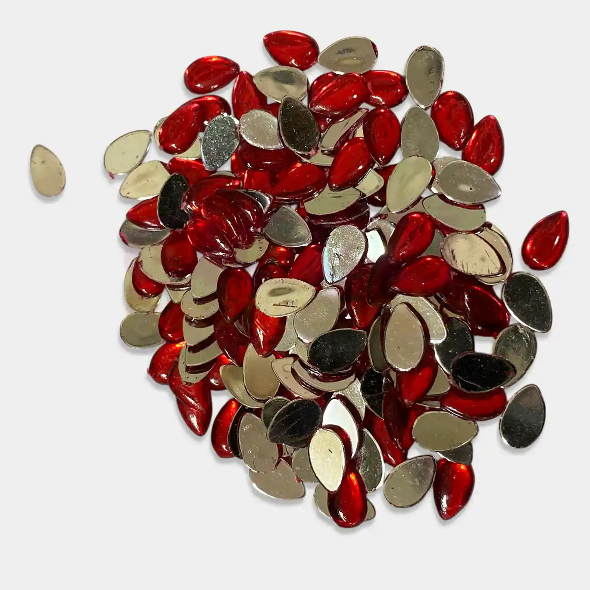 Kundan Stone Drop or Thilak  Shape Smooth 10mm X 6mm (10 Grams)