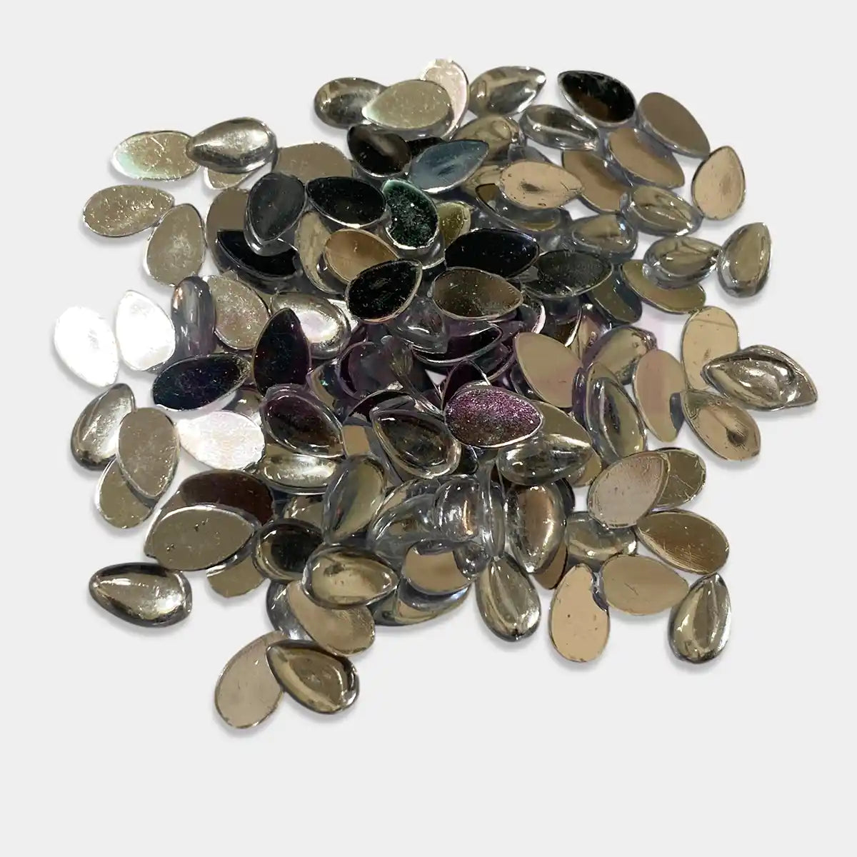Kundan Stone Drop or Thilak  Shape Smooth 10mm X 6mm (10 Grams)